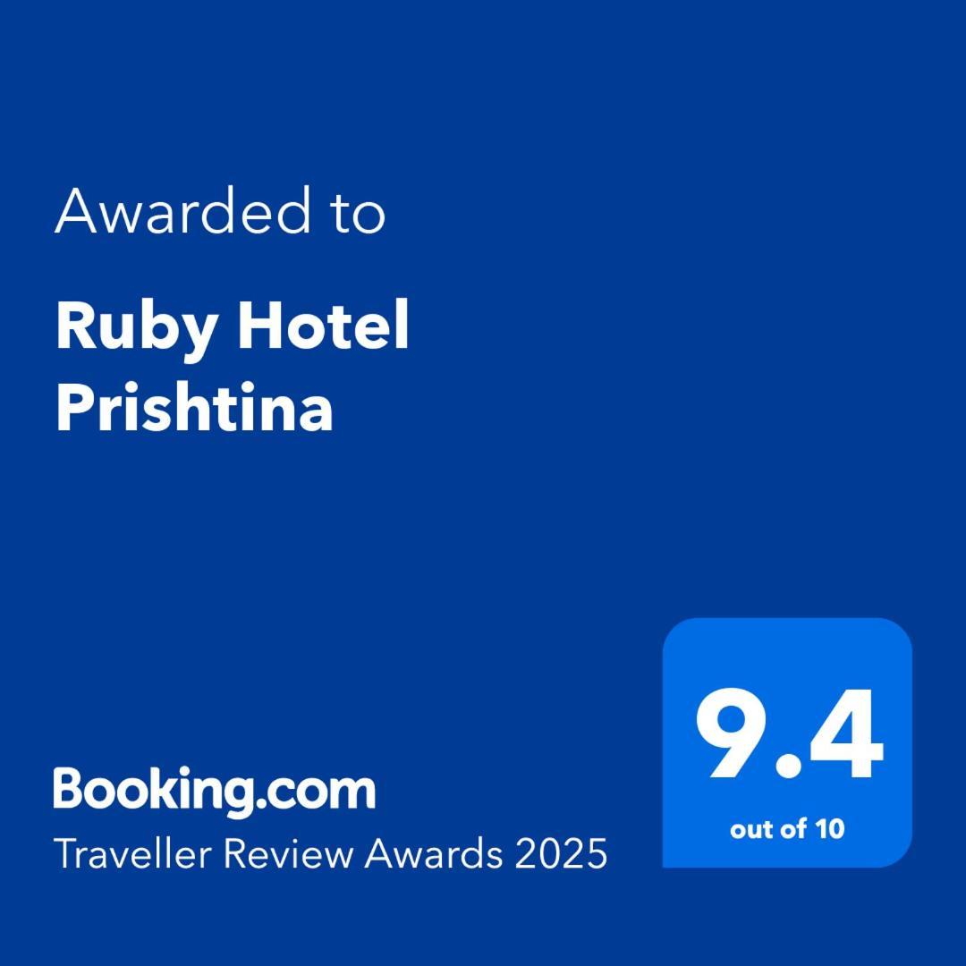 Ruby Hotel Prishtina Prishtine Bagian luar foto